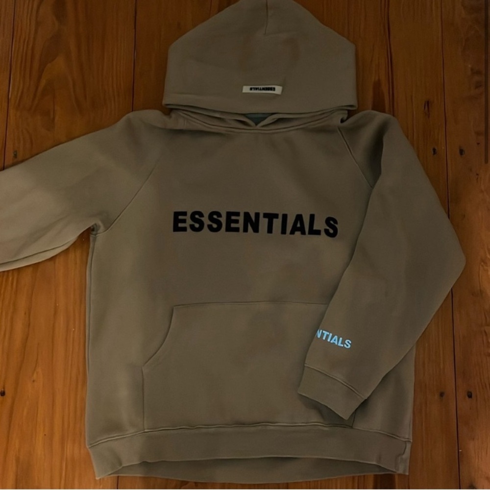 Essentials brown hoodie medium.